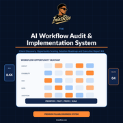 The AI Workflow Audit and Implementation System premium digital product cover