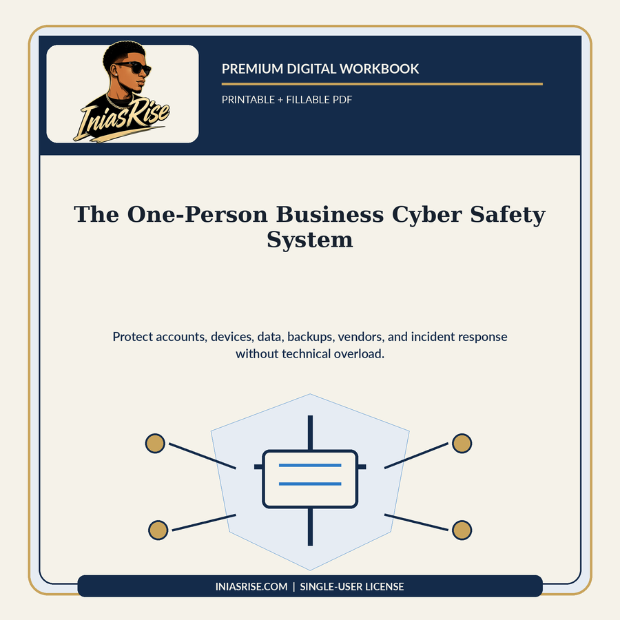 The One-Person Business Cyber Safety System