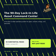 The 90-Day Lock-In Life Reset Command Center cover
