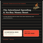The Intentional Spending & No-Buy Money Reset - cover