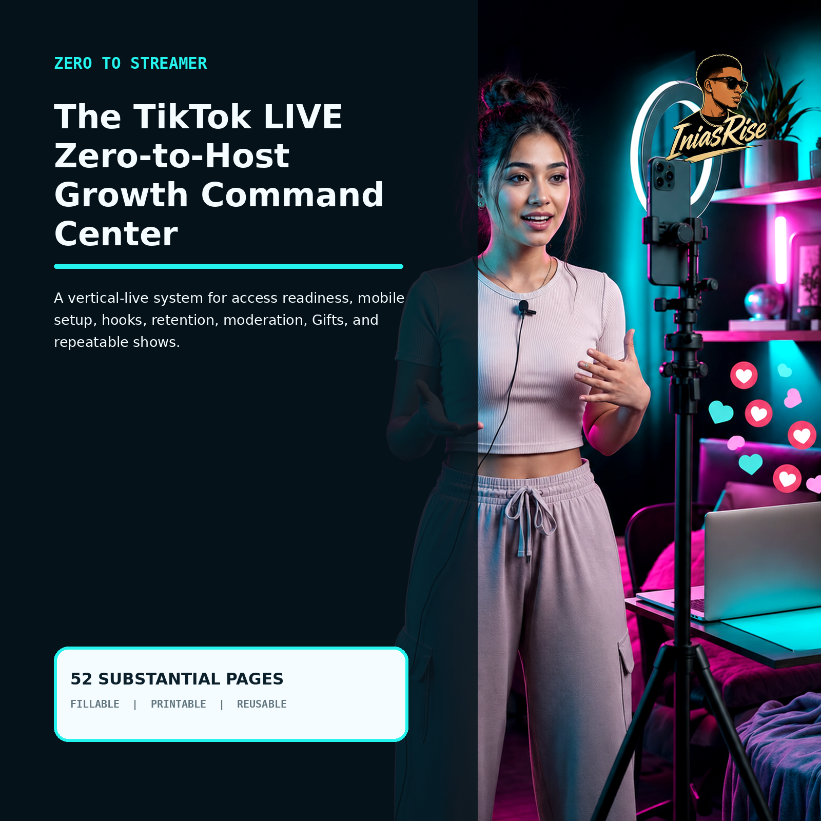 The TikTok LIVE Zero-to-Host Growth Command Center - cover